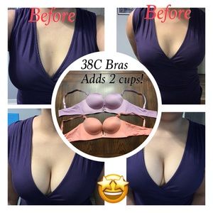 😮👍 Lot of 2 Bras | 38C | NWOT —Va-va-voom!!—🤩😍